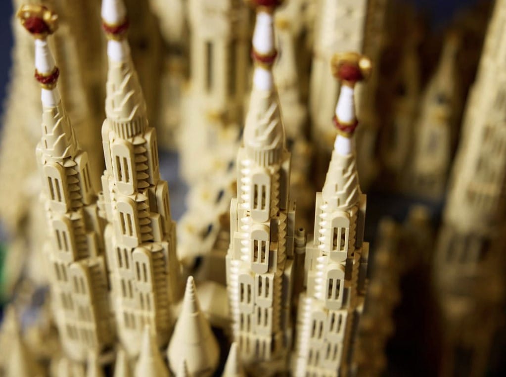 línea arquitectura maquetas lego