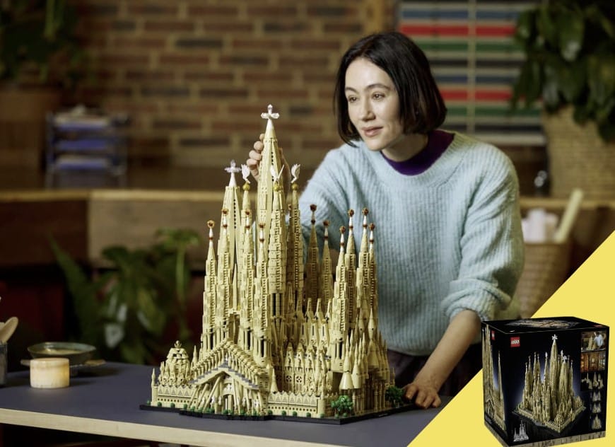 nuevo set Sagrada Familia de LEGO para montar