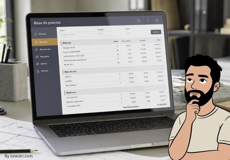 precios bases de datos para reformas
