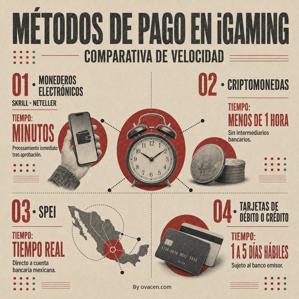 métodos pago Igaming