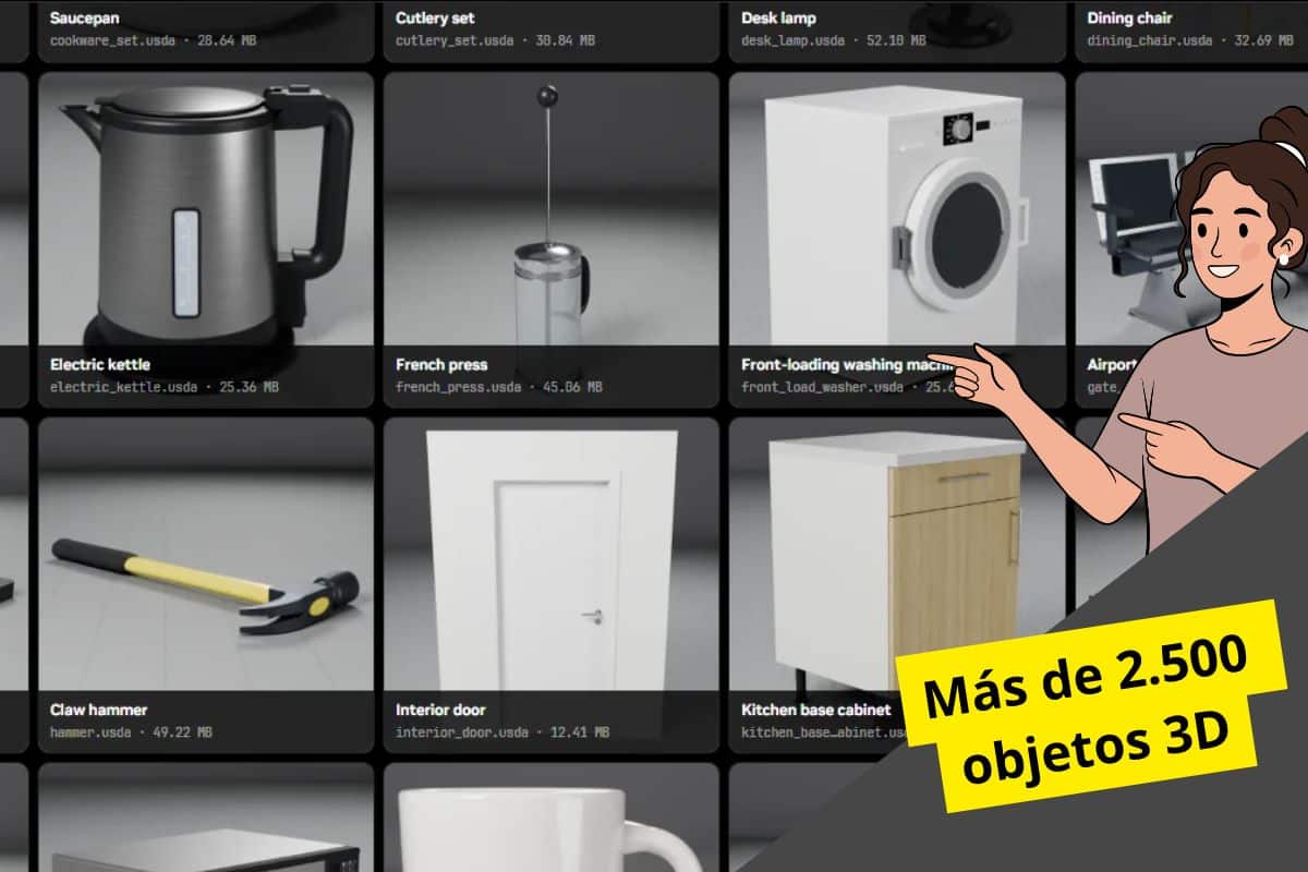 descarga objetos 3D para renders