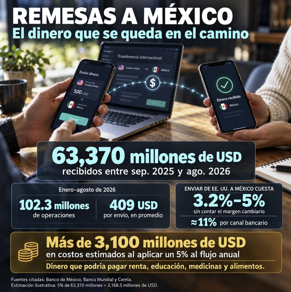 remesas dinero a México